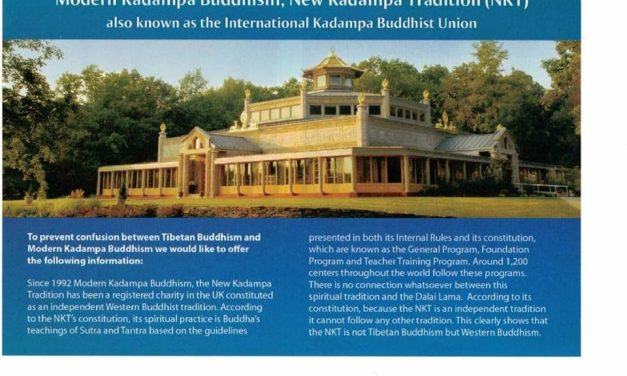 Has the New Kadampa Tradition split away from the Dalai Lama?